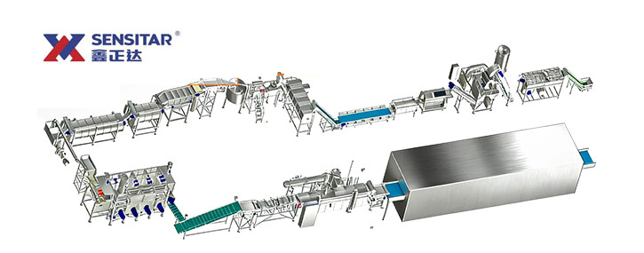 Sensitar potato processing line